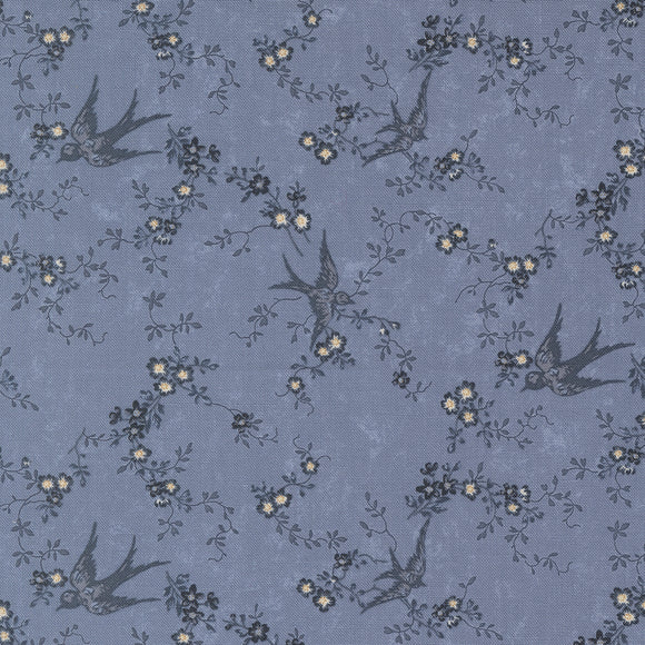 9800 34 LIGHT BLUE - BLUEBIRDS NEST by Kansas Troubles for Moda Fabrics