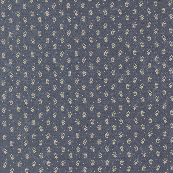 9805 34 MID BLUE - BLUEBIRDS NEST by Kansas Troubles for Moda Fabrics