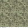 C17952 GREEN CABINS || WHISPERING PINES by The RBD Designers for Riley Blake Designs
