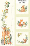 DP27169-72 GREEN MULTI - ANIMAL - WOODLAND BABES by Kathryn Christensen for Northcott Fabrics