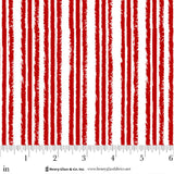 F1291 08 RED/WHITE - SNOW CREW FLANNEL by Barb Tourtillotte for Henry Glass & Co Division