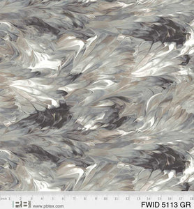 5113 GR - FLUIDITY 108" WIDE PAINTED MARBLE for P&B Textiles