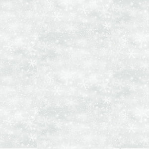 KATIE-CD3700 MIST - SNOWFLAKES - WINTER WONDERLAND by Katie Hennagir for Timeless Treasures Fabrics