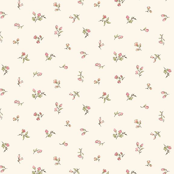 R021397D-CREAM - BUDS - SHADES OF ROMANCE BY Monika Zhu for Marcus Fabrics