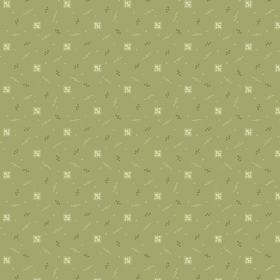 R021402D-GREEN - GEO - SHADES OF ROMANCE BY Monika Zhu for Marcus Fabrics