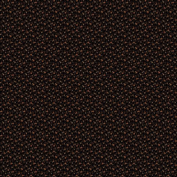 R170583-BLACK - OVERGROWN VINE- CHEDDAR AND COAL II - by Pam Buda for Marcus Fabrics