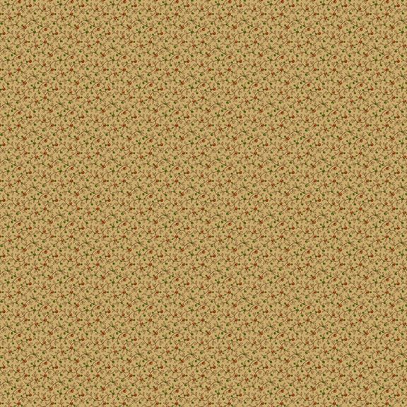 R170583-TAN - OVERGROWN VINE- CHEDDAR AND COAL II - by Pam Buda for Marcus Fabrics