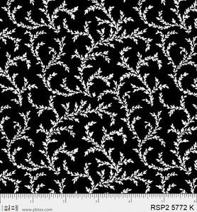 RSP2 5772K - VINES - SALT & PEPPER by P&B TEXTILES