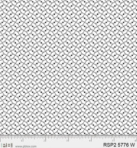 RSP2 5776W - WAVY DIAMOND GEO - SALT & PEPPER II by P&B TEXTILES