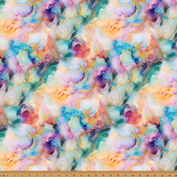 X5628-130 MULTI - FLOURISH by Hoffman Fabrics
