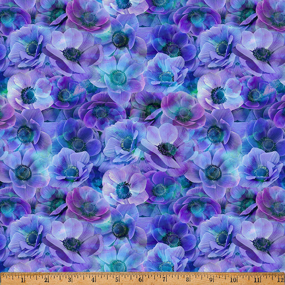 X5629-558 LUPINE - FLOURISH by Hoffman Fabrics