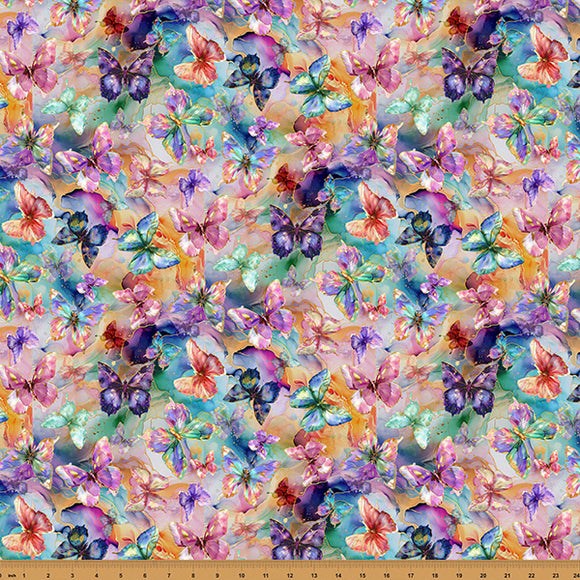 X5630-130 MULTI - FLOURISH by Hoffman Fabrics