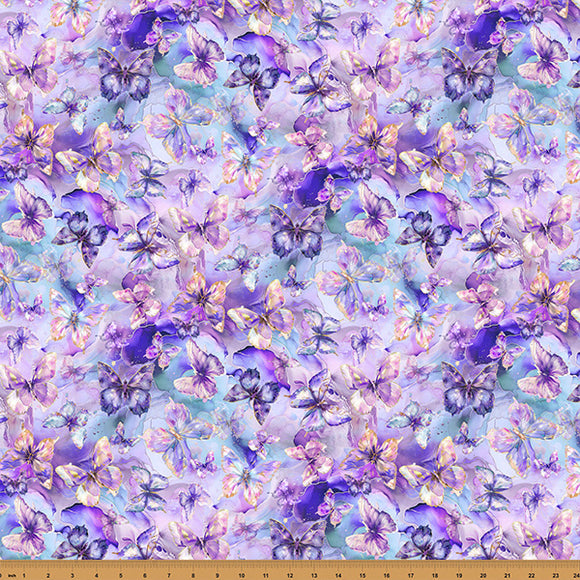 X5630-81 VIOLET - FLOURISH by Hoffman Fabrics