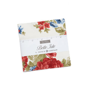14920PP 42 SQUARES-5" CHARM PACK/BELLE ISLE/by Minick & Simpson for MODA FABRICS
