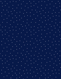 1817-39131-491 NAVY/WHITE - ESSENTIAL PINDOTS BY WILMINGTON PRINTS