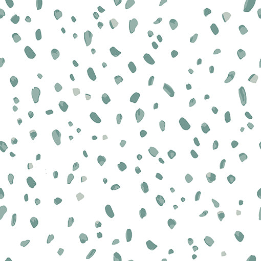 380-22745 SPECKLED GREEN - FAN CLUB/by Clea Broad for paintbrush studio fabrics