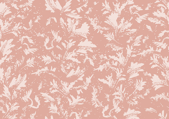 380-22749 GROWN UP CORAL - FAN CLUB/by Clea Broad for paintbrush studio fabrics