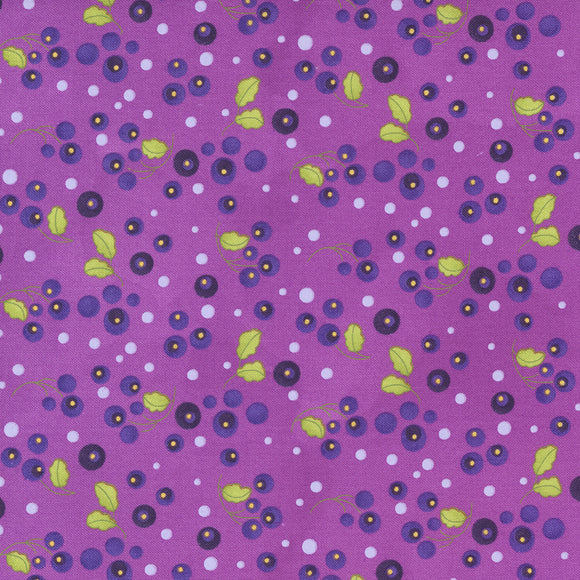 48723 14 PLUM - PANSYS POSIES by Robin Pickens for Moda Fabrics