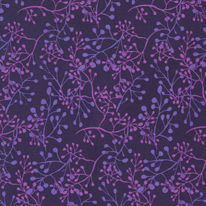 48724 25 AMETHYST - PANSYS POSIES by Robin Pickens for Moda Fabrics
