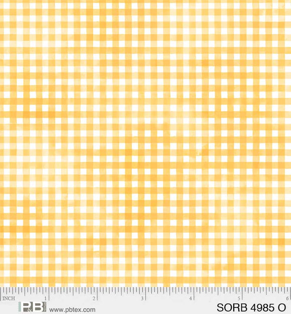 4985-O - GINGHAM - SORBET by P&B TEXTILES