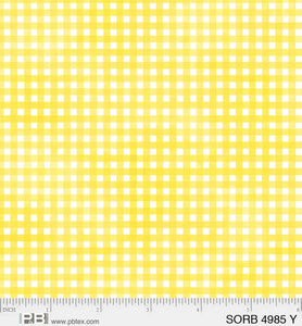 4985-Y - GINGHAM - SORBET by P&B TEXTILES