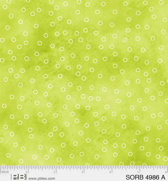 4986-A - TOSSED DOTS - SORBET by P&B TEXTILES