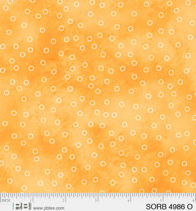 4986-O - TOSSED DOTS - SORBET by P&B TEXTILES