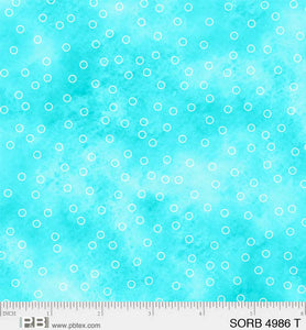 4986-T - TOSSED DOTS - SORBET by P&B TEXTILES