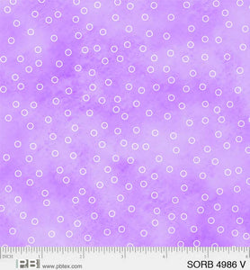 4986-V - TOSSED DOTS - SORBET by P&B TEXTILES