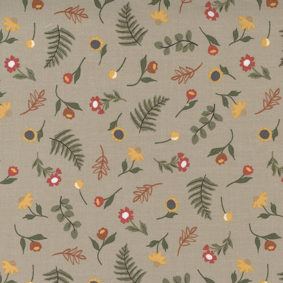 5162 14 TAUPE-FLOWER POT/by Lella Boutique for MODA FABRICS