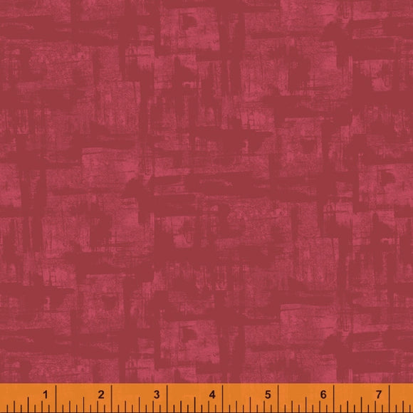 52782 37 VINTAGE RED COTTON/SPECTRUM by Whistler Studios for WINDHAM FABRICS