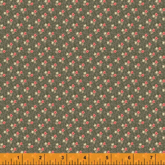 52951- 6 - OLIVE PICKED DAISIES/HUDSON by Whistler Studios for WINDHAM FABRICS