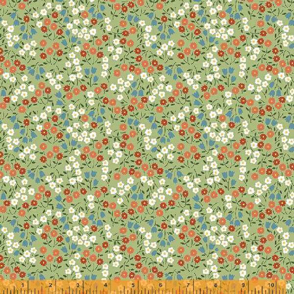 53011-9 LEAF - FORGET ME NOT by Allison Harris for Windham Fabrics