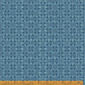 53012-8 SLATE - FORGET ME NOT by Allison Harris for Windham Fabrics