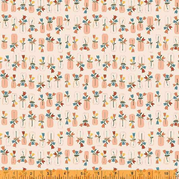 53013-7 SOFT PINK - FORGET ME NOT by Allison Harris for Windham Fabrics