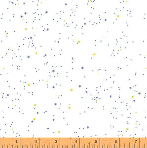 53173-1 STARS - WHITE - LITTLE WHISPERS by Whistler Studios for Windham Fabrics