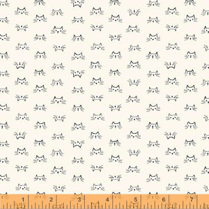 53174-3 KITTIES - PARCHMENT - LITTLE WHISPERS by Whistler Studios for Windham Fabrics