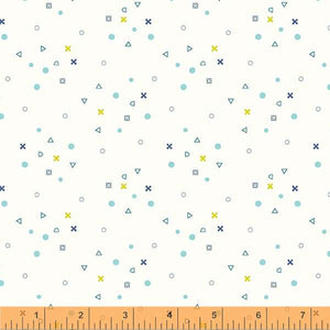53181-2 XOXO - IVORY - LITTLE WHISPERS by Whistler Studios for Windham Fabrics