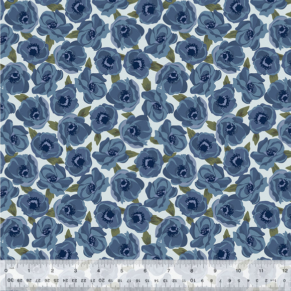 53478-4 DEW QUILTING COTTON - ANEMONES - SABRINA by Whistler Studios for Windham Fabrics