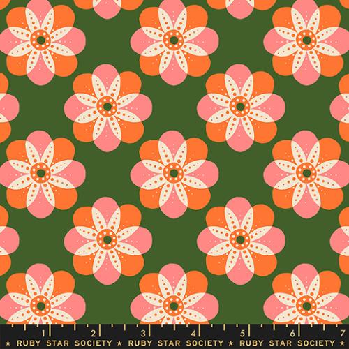 RS6022-15 DARK GREEN-SARAH GREEN / by Jen Hewett- RUBY STAR SOCIETY for Moda Fabrics