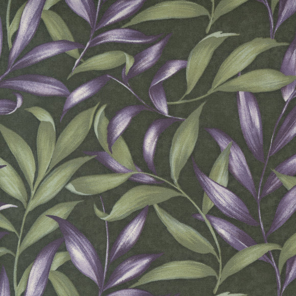 6871 11 LODEN GREEN-WILD IRIS/by Holly Taylor for MODA FABRICS {THE PANELS FOR THIS COLLECTION ARE ON OUR PANEL PAGE}