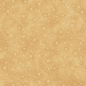 Q-8294-44 TAN - 100% COTTON - STARRY BASICS by Leanne Anderson of The Whole Country Caboodle for Henry Glass & Co. Inc.