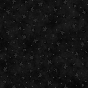 Q-8294-99 BLACK - 100% COTTON - STARRY BASICS by Leanne Anderson of The Whole Country Caboodle for Henry Glass & Co. Inc.