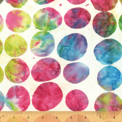 9047Q-5 RIVER ROCK/WATERCOLOR  BATIK/HERE:THERE/by Marcia Derse for ANTHOLOGY FABRICS
