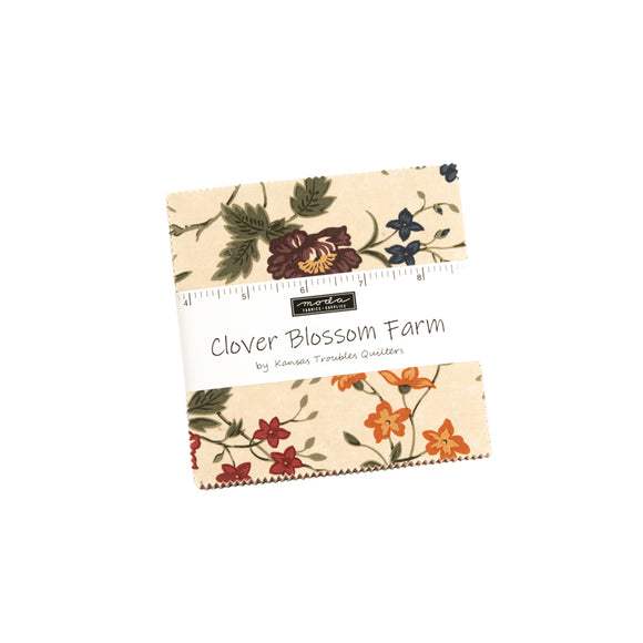 9710PP CLOVER BLOSSOM FARM CHARM PACK by Kansas Troubles Quilters for Moda Fabrics