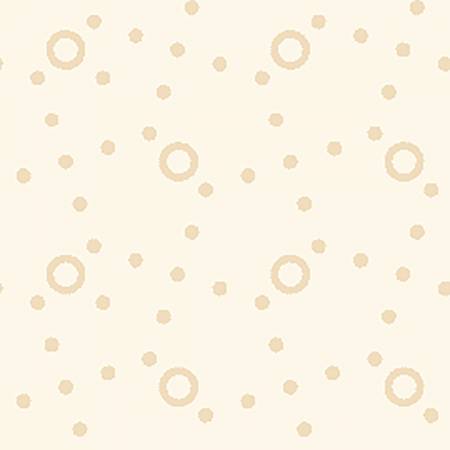 AC15187-W WHITE DOTS & CIRCLES/APPLE CIDER by P&B TEXTILES COLLECTION IN FLORAL