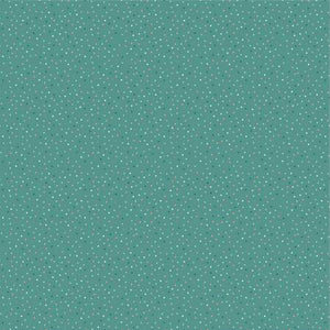 CC20189 LAKEHOUSE TEAL/COUNTRY CONFETTI by POPPIE COTTON FABRICS