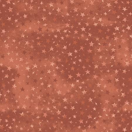 D10297M-O ORANGE STARS DIGITALLY PRINTED - 100% COTTON - FOREST CHATTER for Maywood Studio