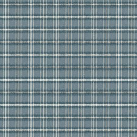 DCX10246-BLUE PLAID/INTO THE NATURE by MMF Collection for MICHAEL MILLER FABRICS