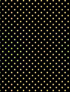 CD1820 - BEE -BLACK w/ YELLOW DOTS - 100% COTTON - DOTS by Timeless Treasures